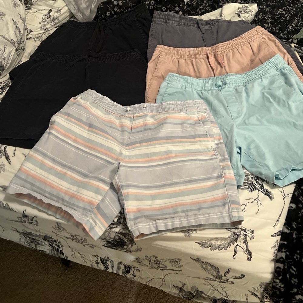 Lot of 6 Men’s size Medium pull on shorts